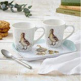 Wrendale Designs Lovely Mum Mug & Tray Set - Old Railway Line Garden Centre