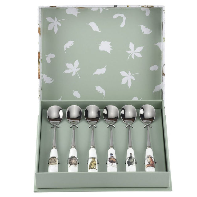 Wrendale Designs Set of 6 Tea Spoons