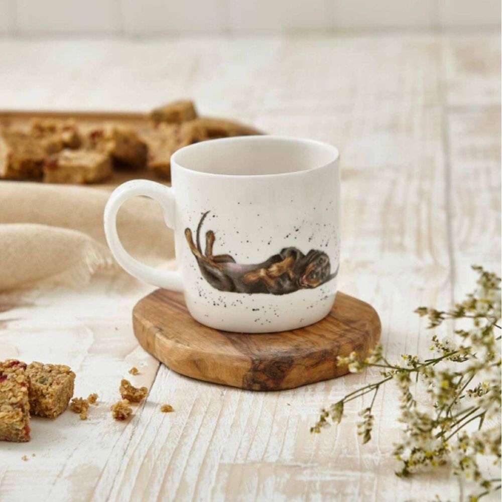 Wrendale Designs That Friday Feeling Dog Fine Bone China Mug - Old Railway Line Garden Centre