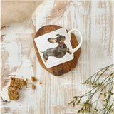 Wrendale Designs That Friday Feeling Dog Fine Bone China Mug - Old Railway Line Garden Centre