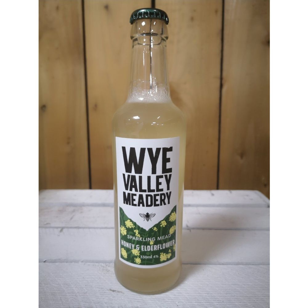 Wye Valley Meadery 330ml Honey & Elderflower Sparkling Mead - Old Railway Line Garden Centre