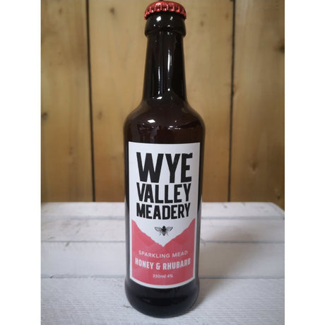 Wye Valley Meadery 330ml Honey & Rhubarb Sparkling Mead - Old Railway Line Garden Centre