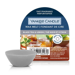 Yankee Candle 22g Black Tea & Lemon Signature Wax Melt - Old Railway Line Garden Centre