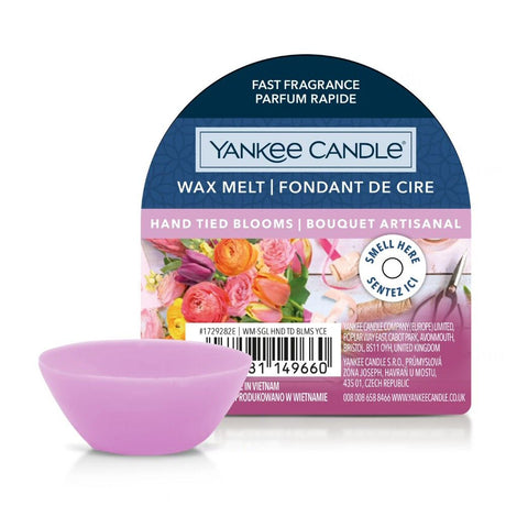 Yankee Candle 22g Hand Tied Blooms Signature Single Wax Melt - Old Railway Line Garden Centre