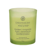 Yankee Candle 3 Wick Awaken & Invigorate Chesapeake Bay Candle - Old Railway Line Garden Centre