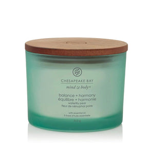 Yankee Candle 3 Wick Balance Harmony Chesapeake Bay Candle - Old Railway Line Garden Centre