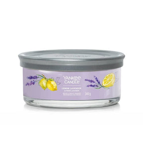Yankee Candle 340g Lemon & Lavender Signature Multi - Wick Candle - Old Railway Line Garden Centre