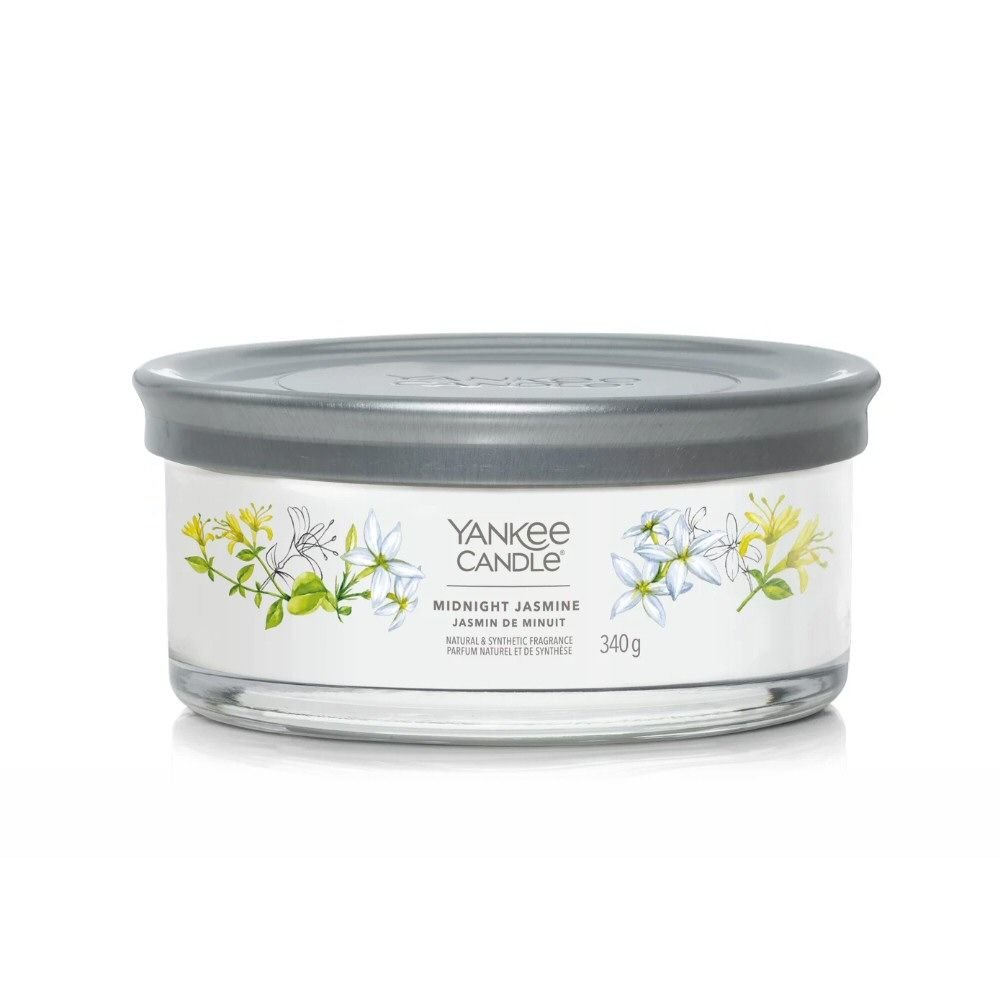 Yankee Candle 340g Midnight Jasmine Signature Multi - Wick Tumbler Candle - Old Railway Line Garden Centre