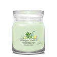 Yankee Candle 368g Cumber Mint Cooler Signature Medium Jar Candle - Old Railway Line Garden Centre