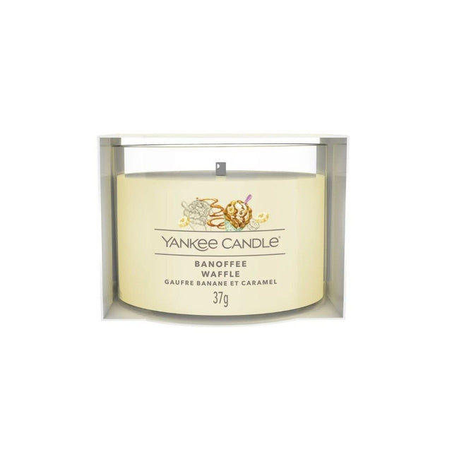 Yankee Candle 37g Banoffee Waffle Signature Votive Candle - Old Railway Line Garden Centre
