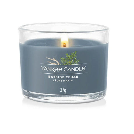 Yankee Candle 37g Bayside Cedar Signature Votive Candle - Old Railway Line Garden Centre