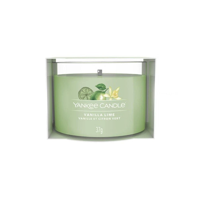 Yankee Candle 37g Vanilla Lime Signature Single Votive Candle - Old Railway Line Garden Centre