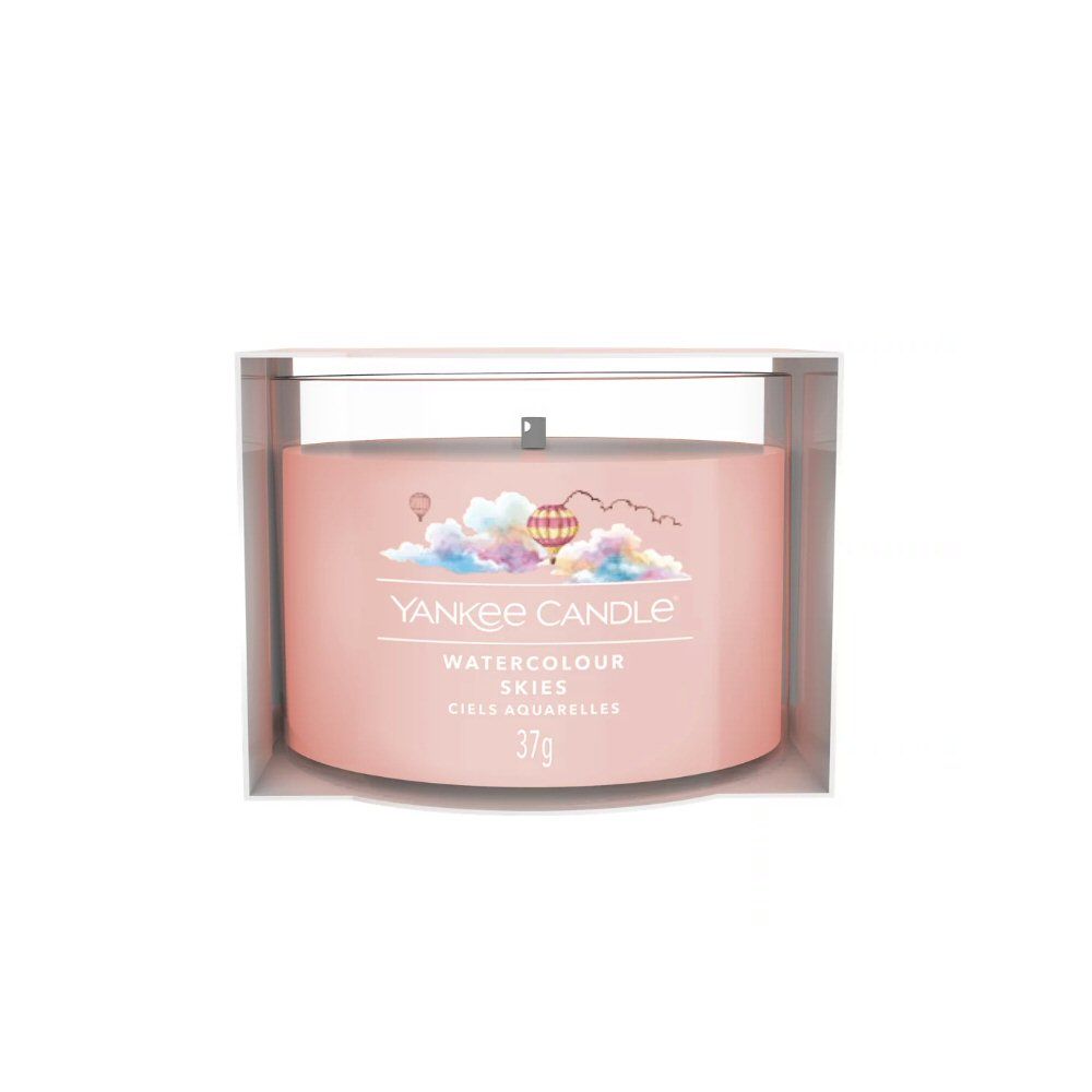Yankee Candle 37g Watercolour Skies Signature Votive Candle - Old Railway Line Garden Centre