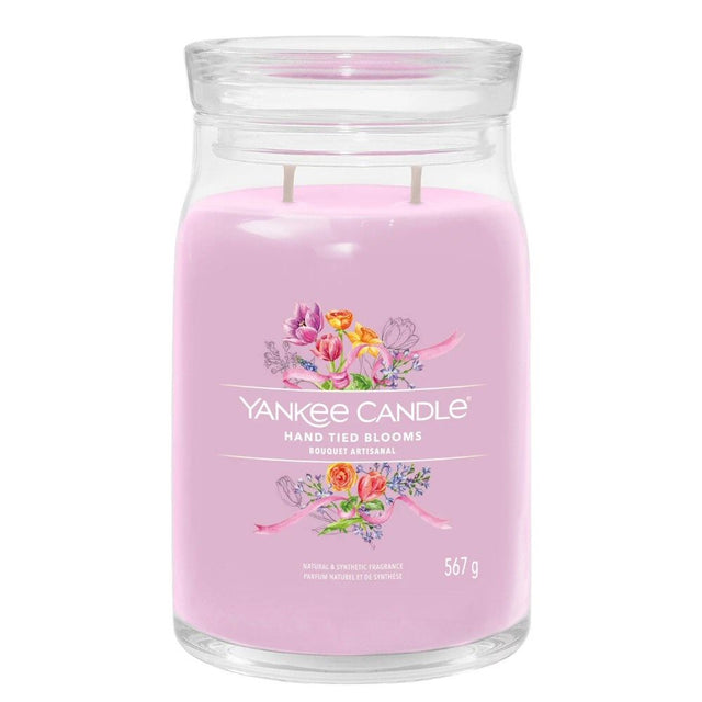 Yankee Candle 567g Hand Tied Blooms Signature Large Jar Candle - Old Railway Line Garden Centre