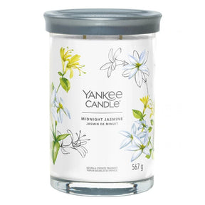Yankee Candle 567g Midnight Jasmine Signature Large Tumbler Candle - Old Railway Line Garden Centre