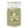 Yankee Candle 567g Sage & Citrus Signature Large Jar Candle - Old Railway Line Garden Centre