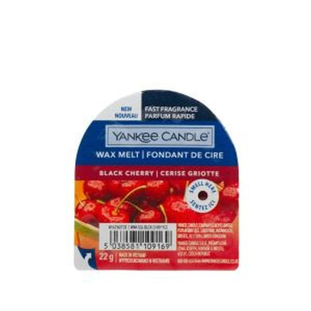 Yankee Candle Black Cherry Wax Melt - Old Railway Line Garden Centre
