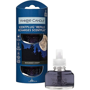 Yankee Candle Midsummers Night Scentplug Air Freshener Refills (Pack of 2) - Old Railway Line Garden Centre