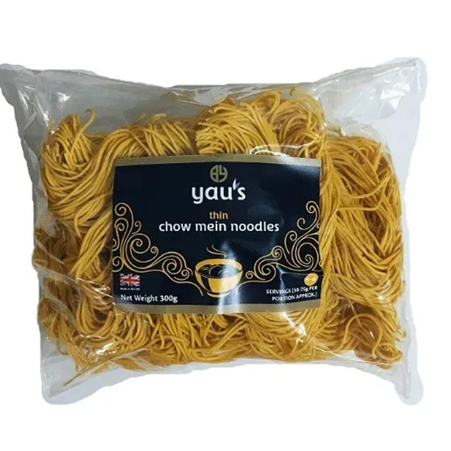 Yau's 300g Thin Vegan Chow Mein Noodles - Old Railway Line Garden Centre