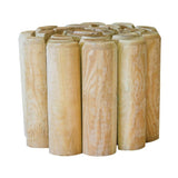 Zest 4 Leisure 150mm x 1.8mm Log Roll Edging - Old Railway Line Garden Centre