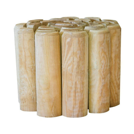Zest 4 Leisure 150mm x 1.8mm Log Roll Edging - Old Railway Line Garden Centre