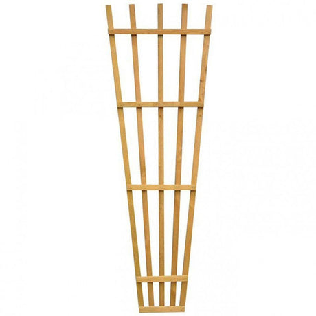 Zest 4 Leisure 1.83m x 0.63 Wooden Fan Trellis - Old Railway Line Garden Centre