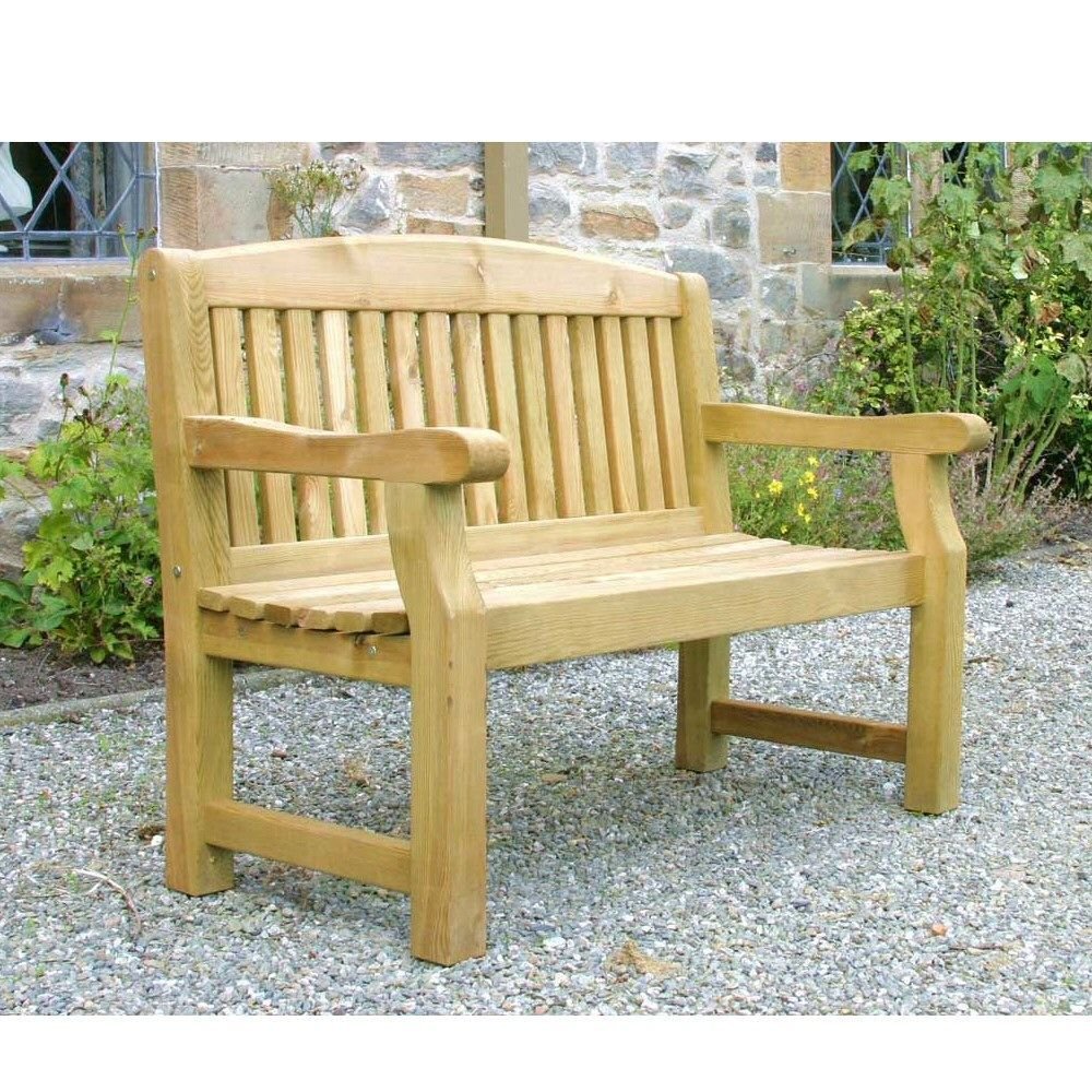 Zest 4 Leisure 4ft Emily Wooden Bench - Old Railway Line Garden Centre
