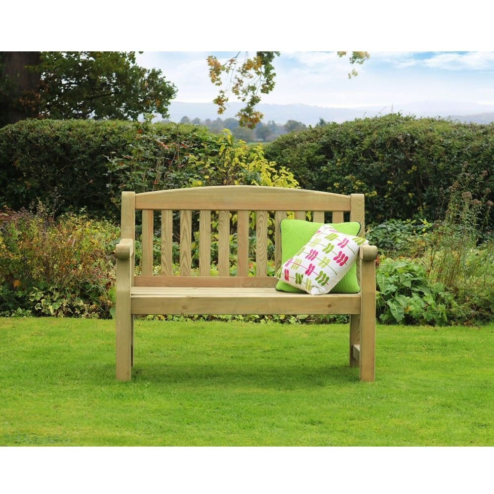 Zest 4 Leisure 4ft Emily Wooden Bench - Old Railway Line Garden Centre