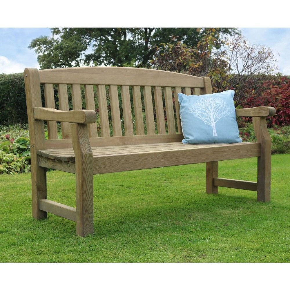 Zest 4 Leisure 5ft Emily Wooden Bench - Old Railway Line Garden Centre