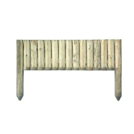 Zest 4 Leisure Log Border Panel 1m x 150mm - Old Railway Line Garden Centre