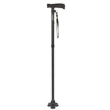 Ziggy Black Tribase Folding Walking Stick - Old Railway Line Garden Centre