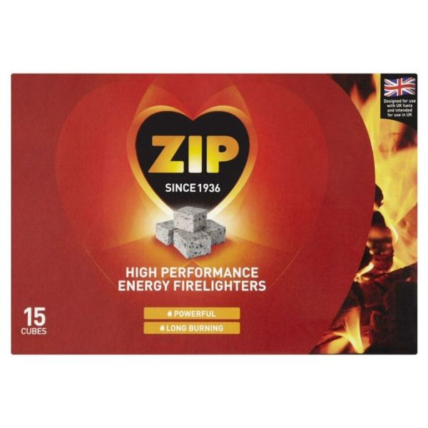 Zip Pack of 15 Original Firelighters - Old Railway Line Garden Centre
